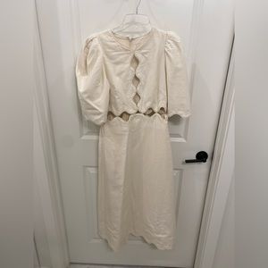 Sea Leona Scalloped Cut-Out Maxi Dress